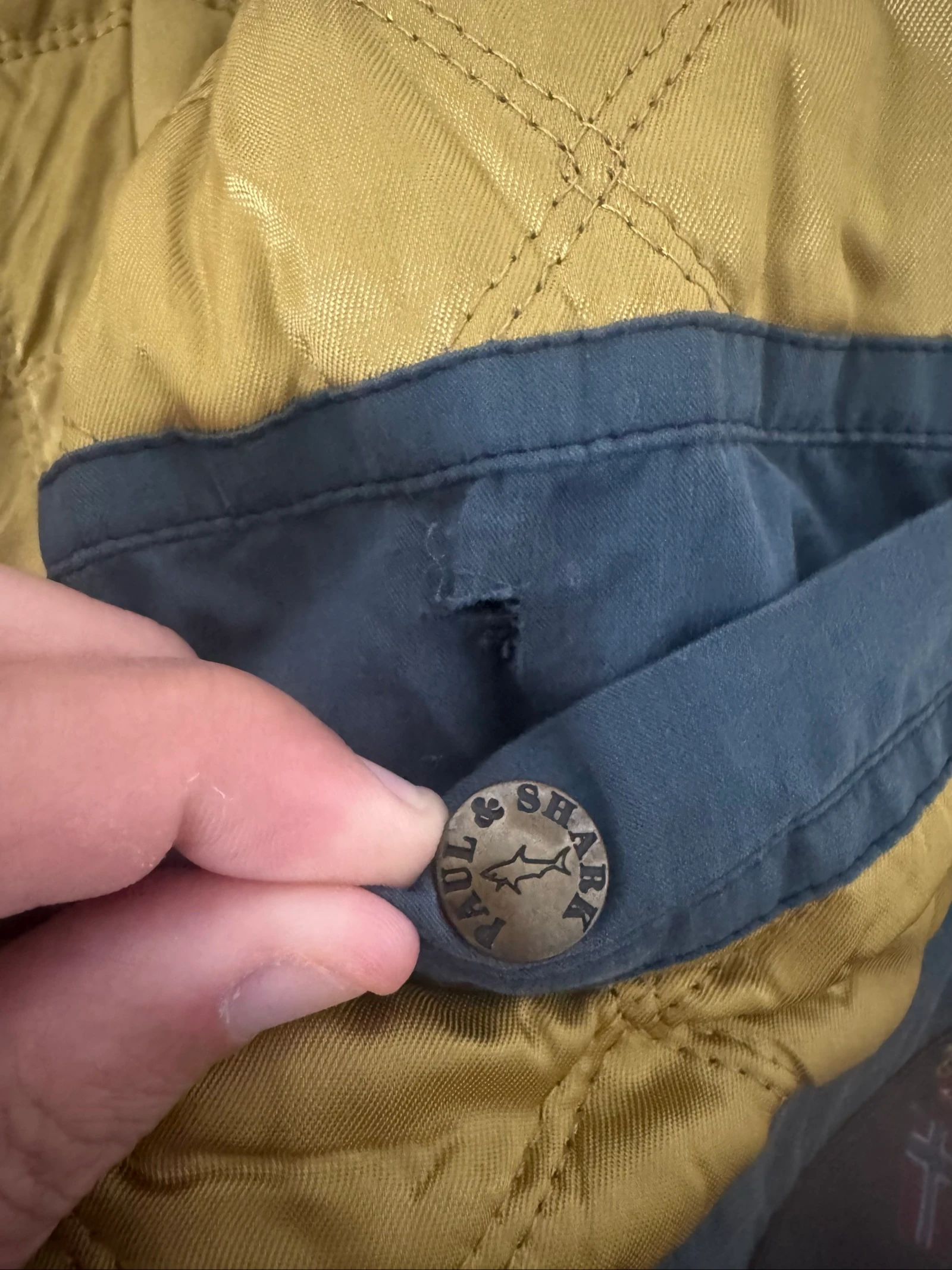 Paul & Shark Wolken Karakooi Jas XL Donkergroen Gewatteerd Luxe Vintage Winter – photo 10